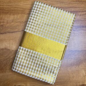 Set saree check print SS009