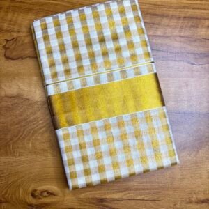 Set Saree Check Prints SS008