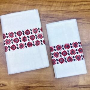 Floral print set mund