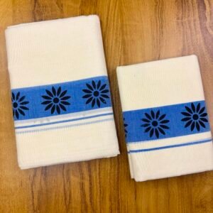 Set mund floral print