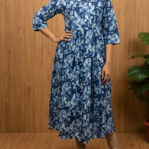 Cotton Blend Feeding Kurti with Aliya Cut & Side Zip – Comfortable & Stylish Maternity Wear