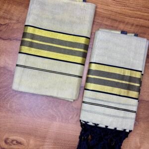 Premium Tissue 5 inch Golden kara Set Mund