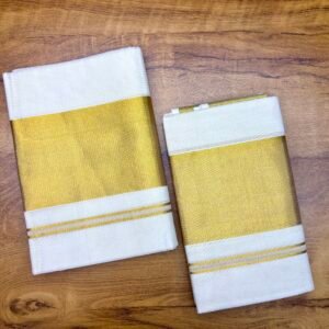 "മുഹൂർത്തം"  Special Premium Cotton Set Mund for Marriage