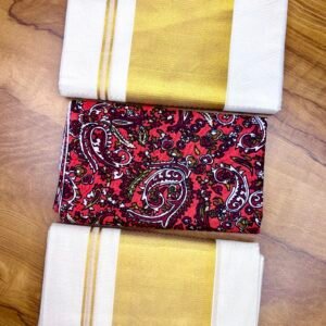 "മുഹൂർത്തം II"  Special Premium Cotton Set Mund for Marriage