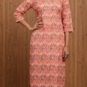 Cotton Kurti -Slitted and lining