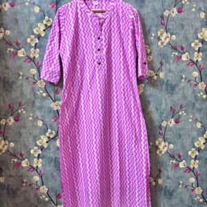 Cotton Kurti -Slitted and lining SFS001 S
