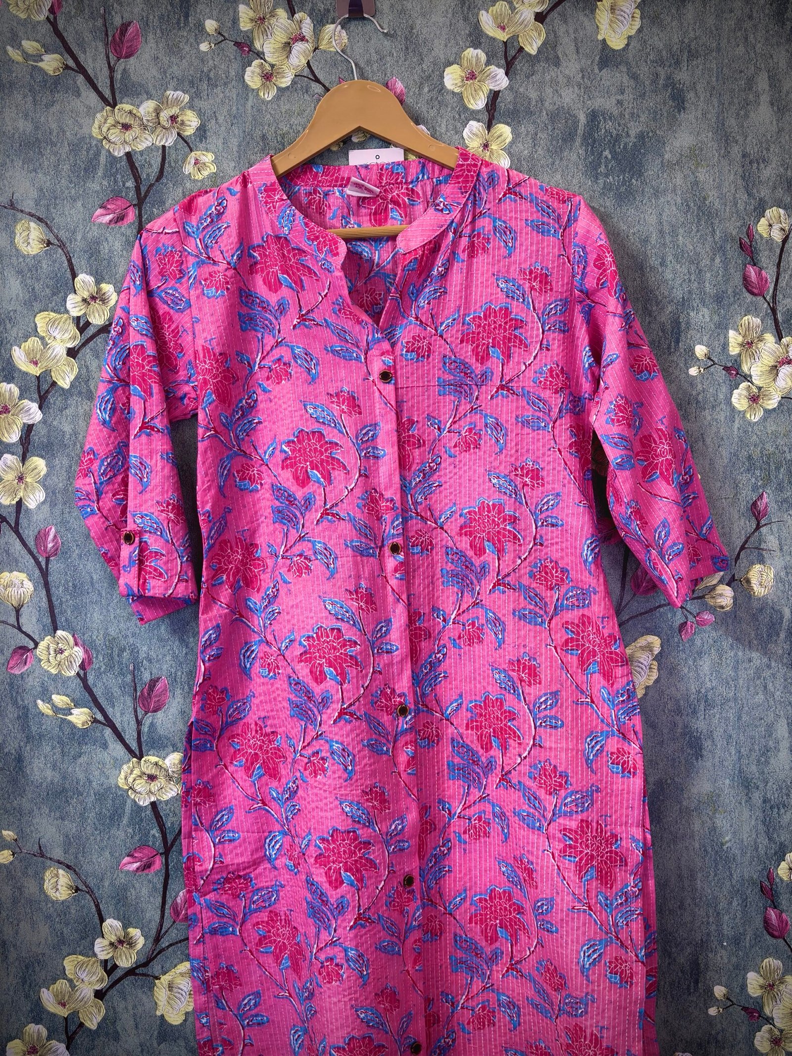 Cotton Kurti -Slitted and lining SFS002 S - Image 3