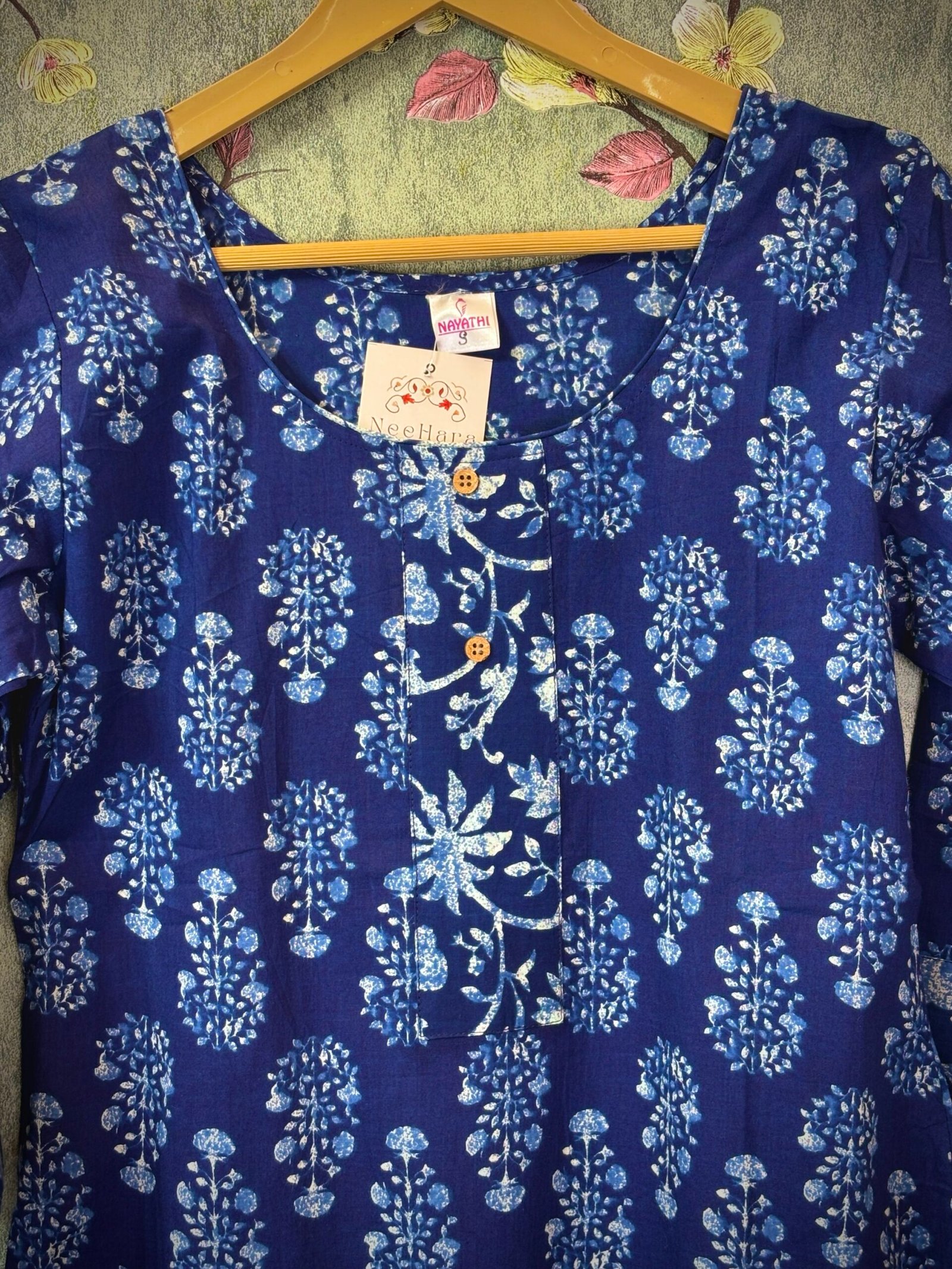 Cotton Kurti -Slitted and lining SFS006 S - Image 2