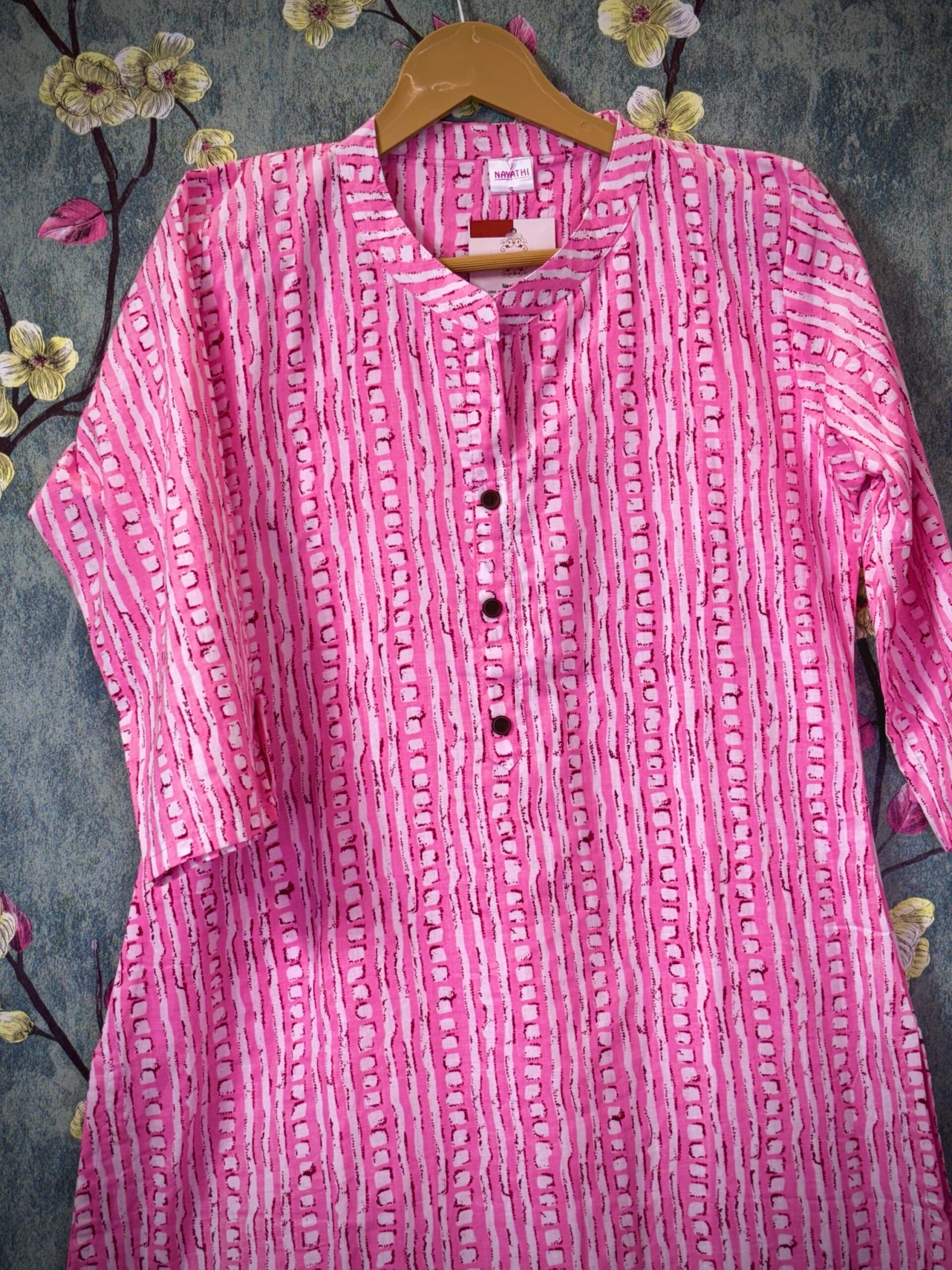 Cotton Kurti -Slitted and lining SFS004 S - Image 3