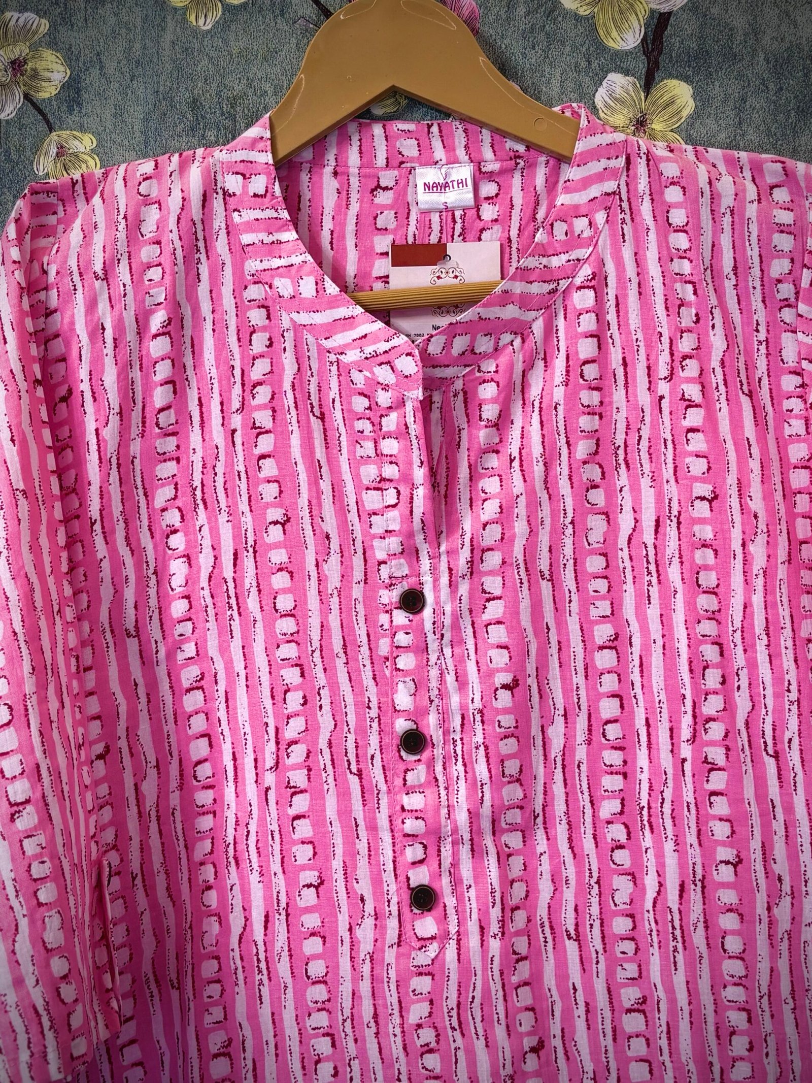 Cotton Kurti -Slitted and lining SFS004 S - Image 2