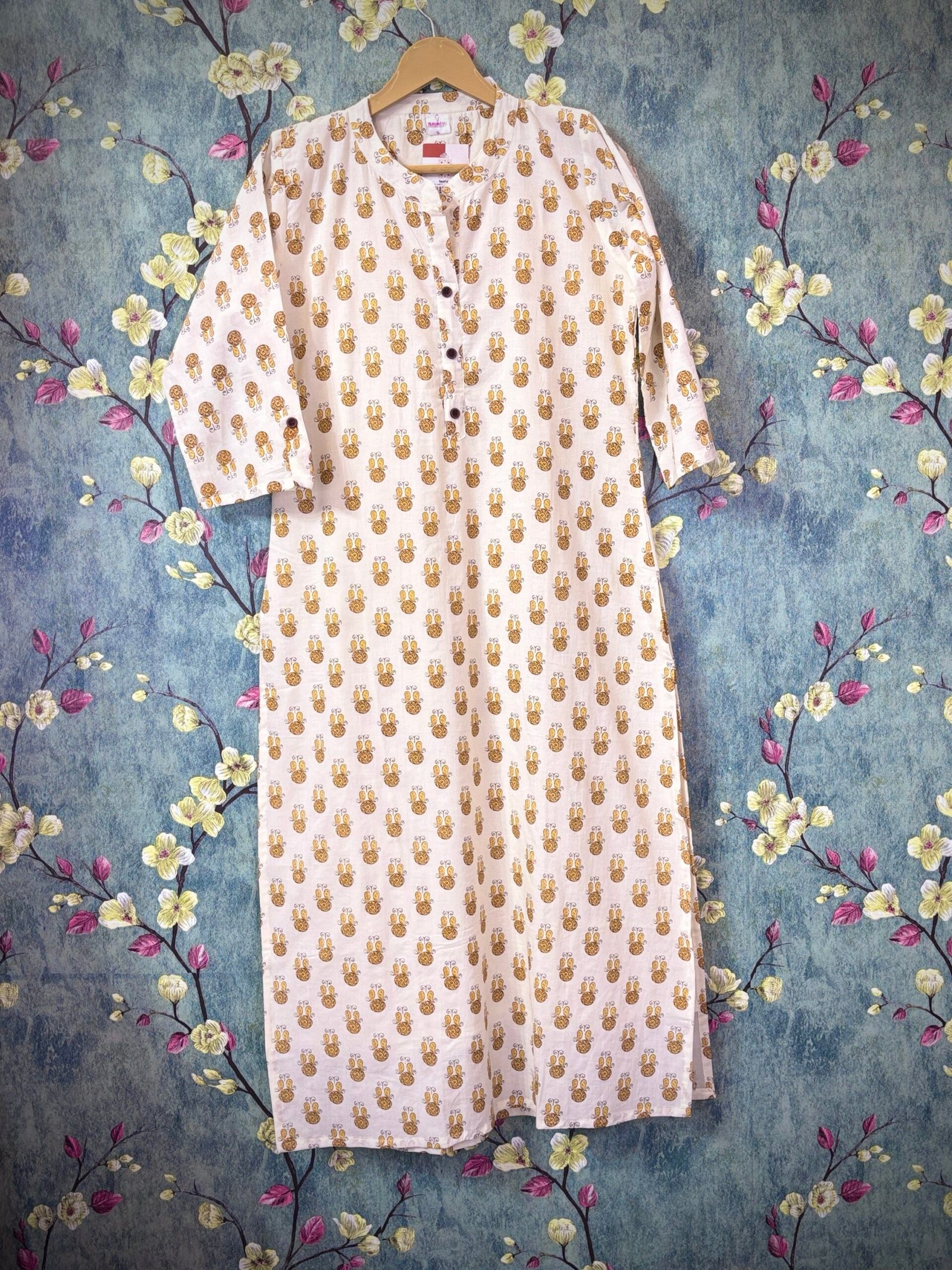 Cotton Kurti -Slitted and lining SFS007C S