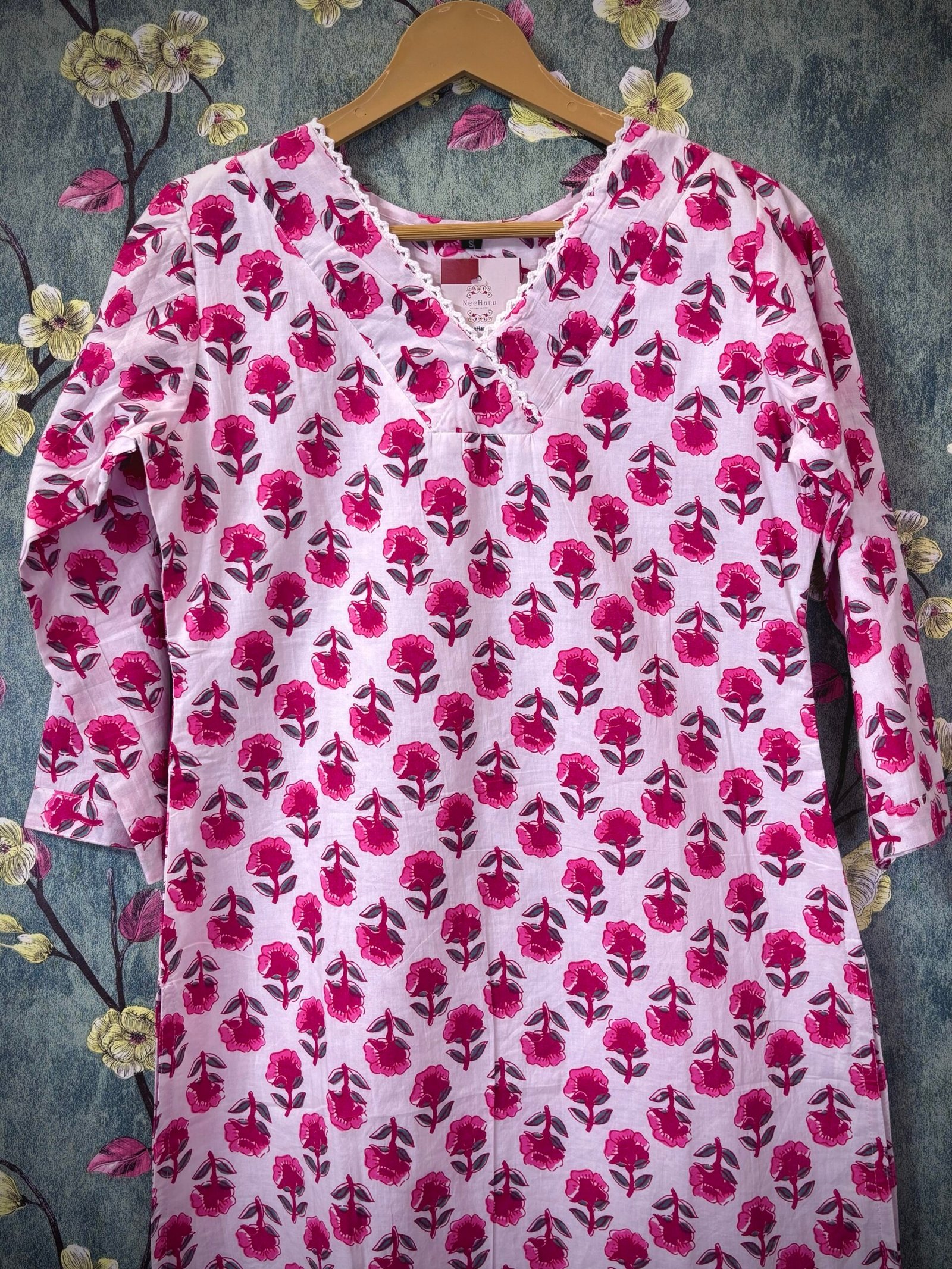 Cotton Kurti -Slitted and lining SFS017 XL - Image 3