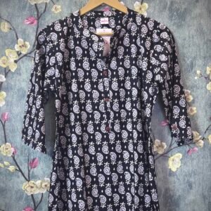 Cotton Kurti -Slitted and lining SFS018 M