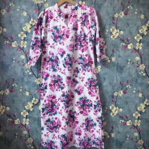 Cotton Kurti -Slitted and lining SFS023 M