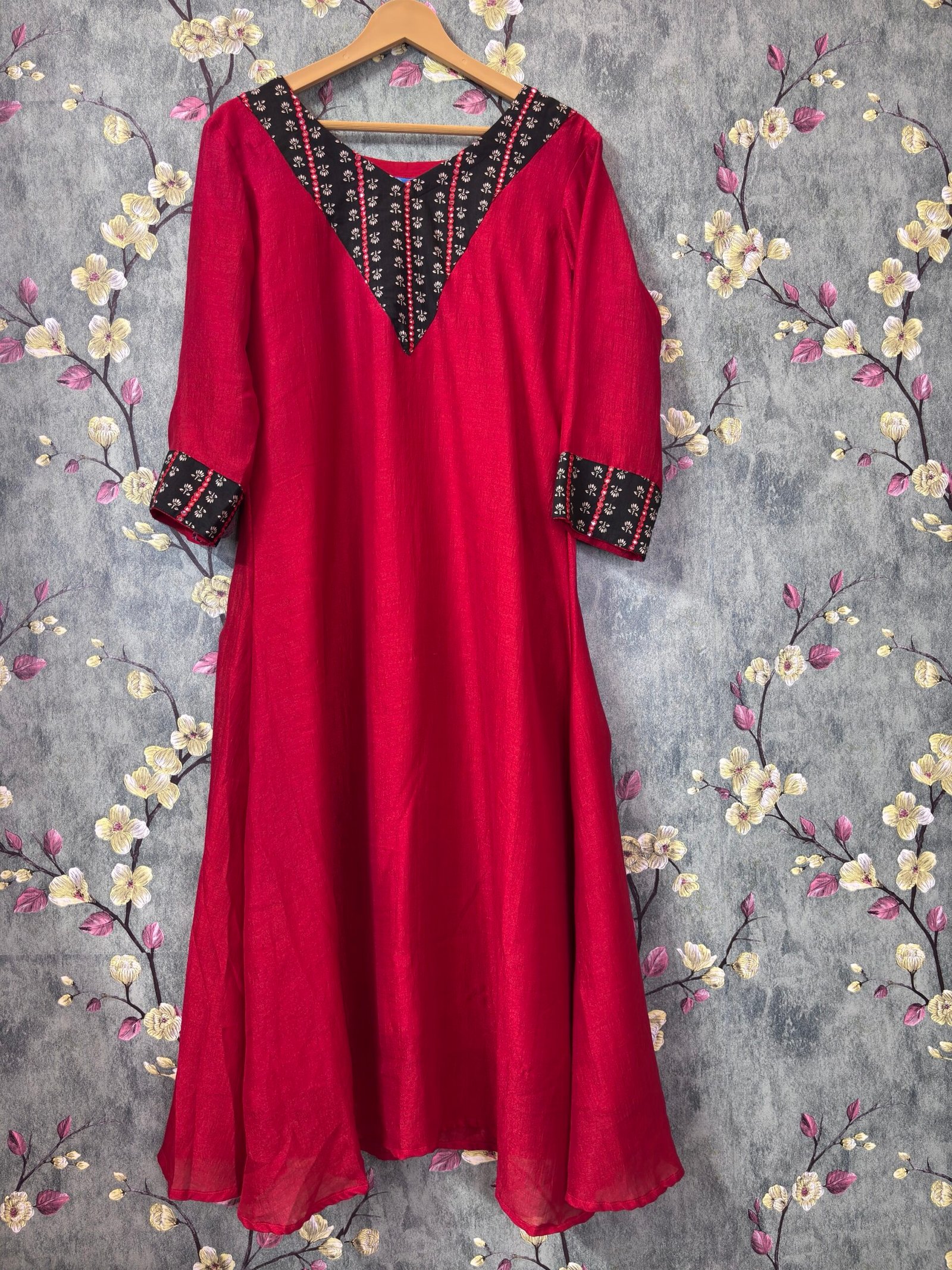 A line Vichithra silk Kurti -and lining SFS029 L