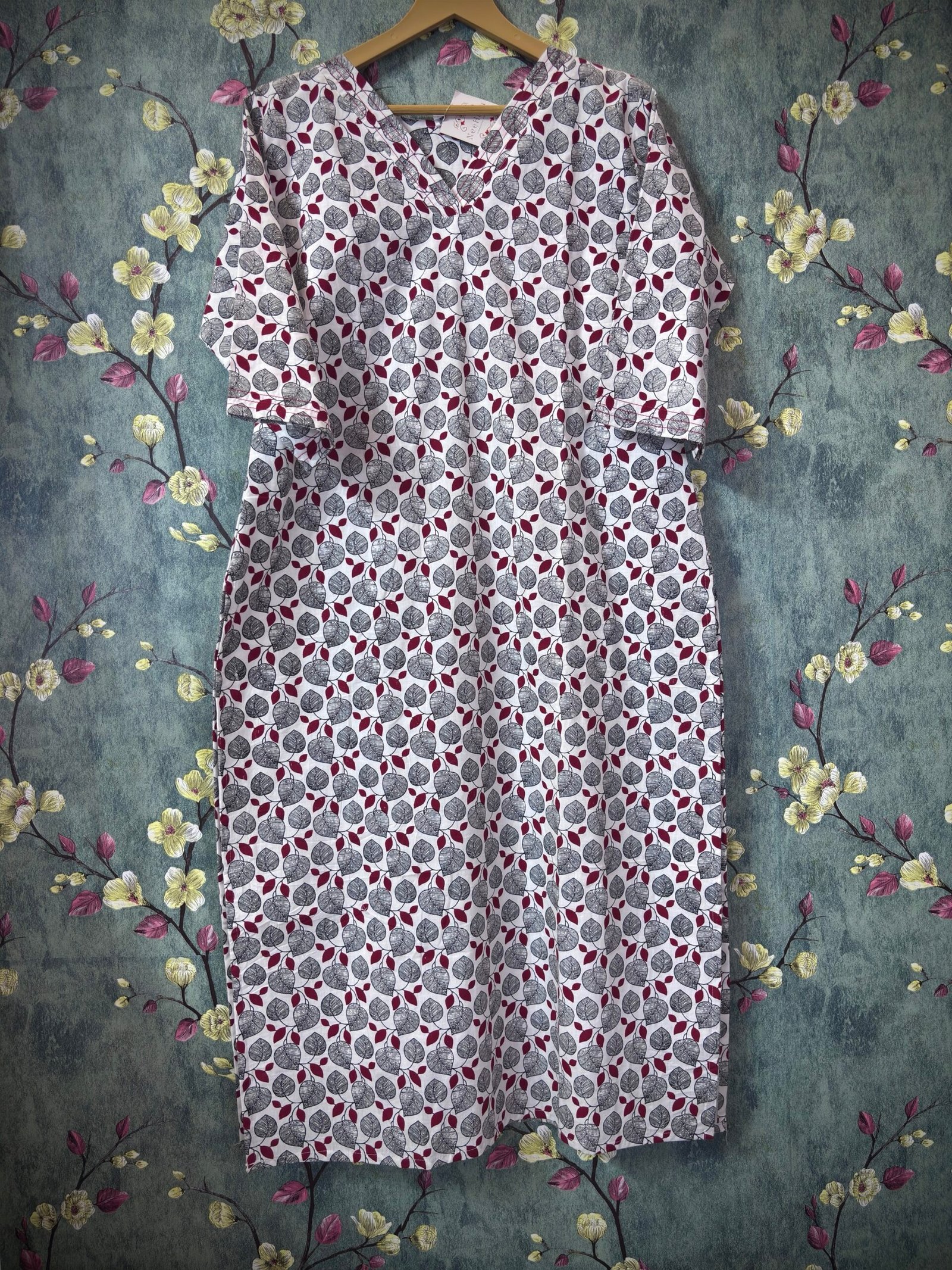 Cotton Kurti -Slitted and lining SFS030 XL