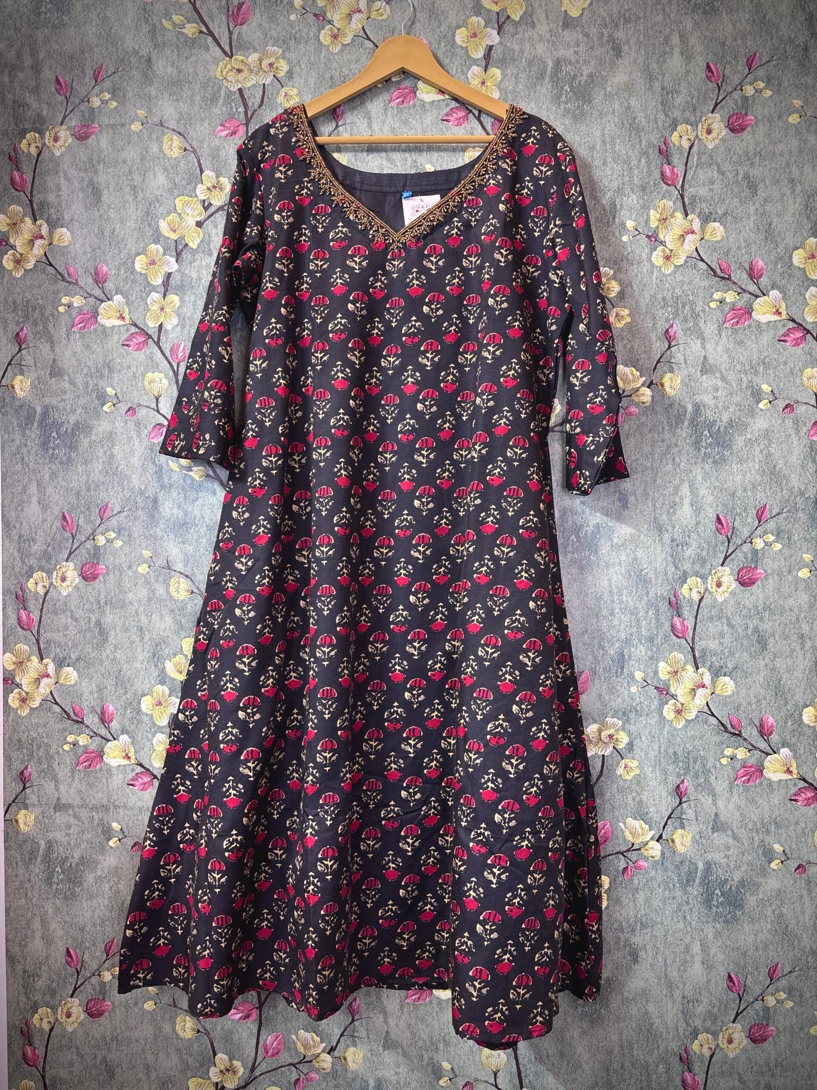 A Line Cotton Kurti -and lining SFS034 XXL