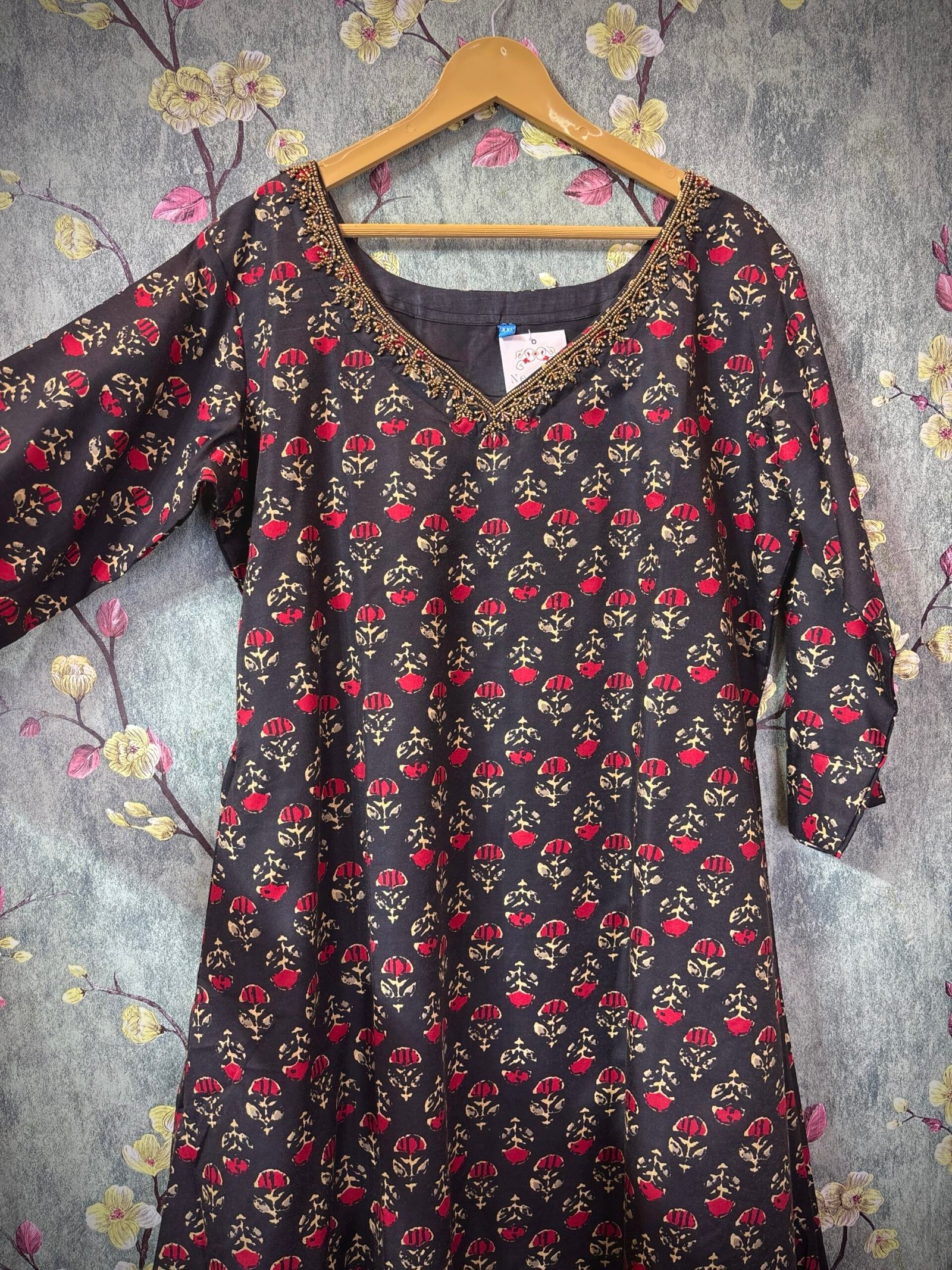 A Line Cotton Kurti -and lining SFS034 XXL - Image 2