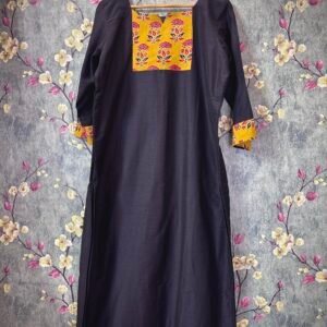Cotton Kurti -Slitted and lining SFS035 XXL Copy