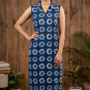 Elegant Indigo Cotton Co-Ord Set Collection for Women