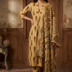 Pure Jaipur Cotton Top, Bottom & Dupatta Set – Elegant Party & Semi-Party Wear Collection 562026A