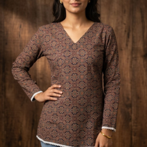 Classy Cotton Short Kurti for Everyday Elegance C