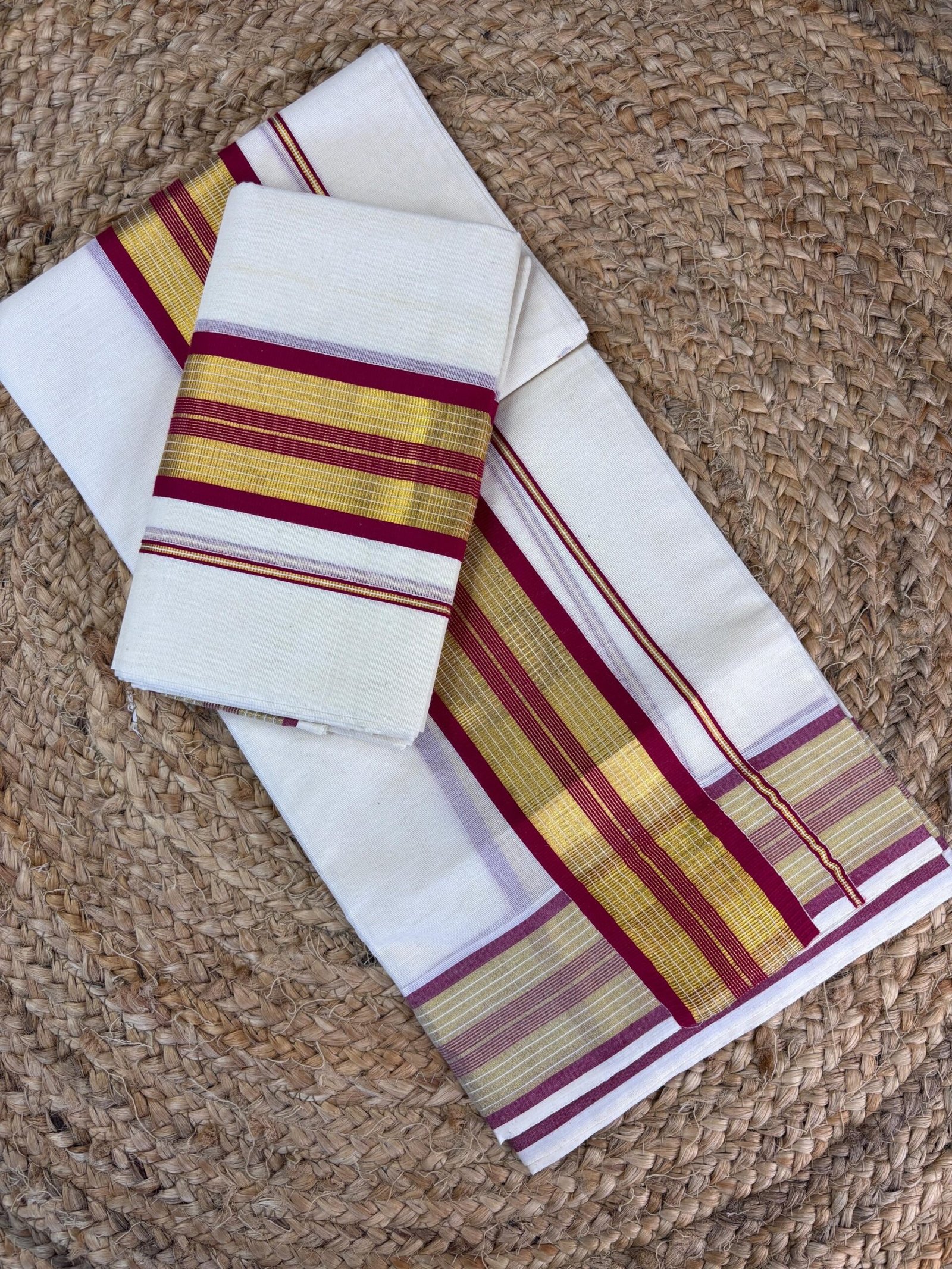 Premium Cotton Set Mund – 2.80 Metres | 4-Inch Kara 1743A - Image 2