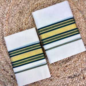 Premium Cotton Set Mund – 2.80 Metres | 4-Inch Kara 1743B