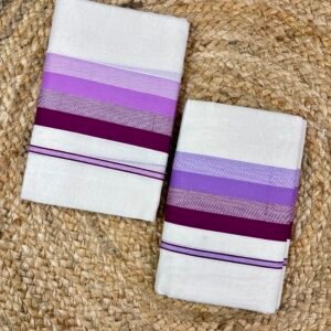 Pure Cotton Kerala Set Mund – 2.80 Metre (1689)